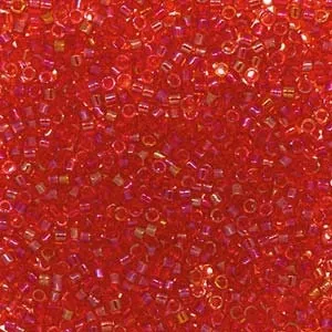 DB 2374, Cerise Pink Inside Color Lined AB - Miyuki Delica Beads - Size 11 - 5 grams - Japanese Cylinder Seed Beads - Retail & Wholesale