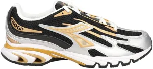 Diadora Mens Mythos Propulsion 280 Lace Up Sneakers Shoes Casual - Black, Gold