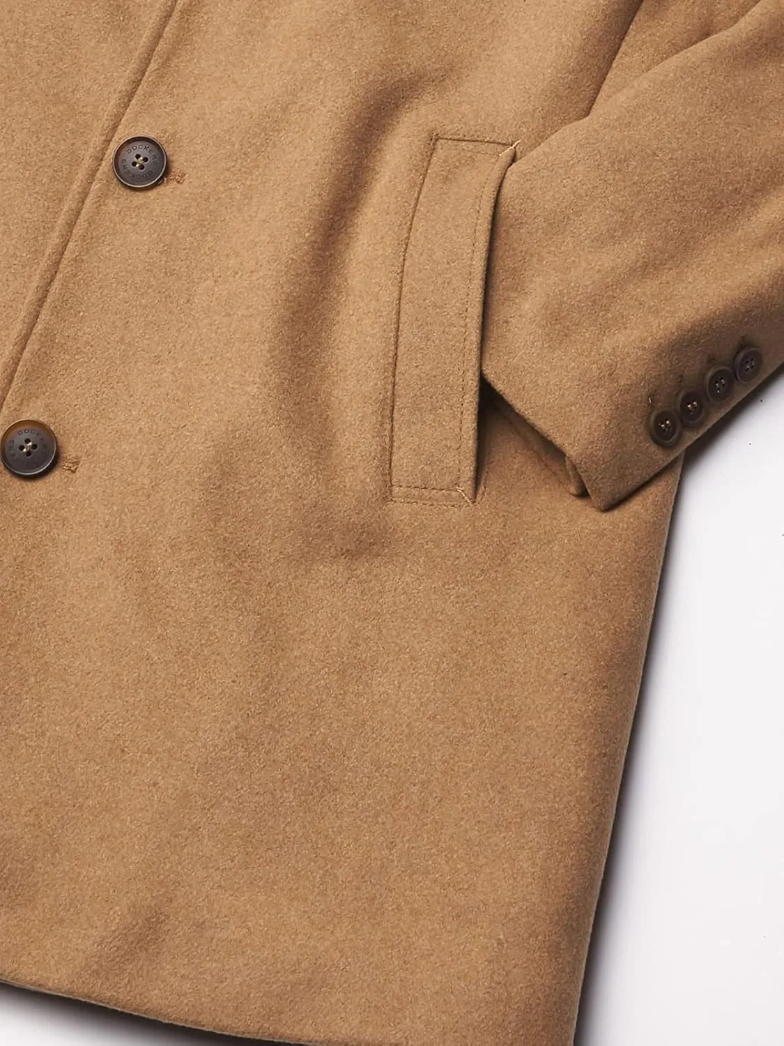 Dockers Men's Henry Wool Blend Top Coat (Regular and Big & Tall Sizes)