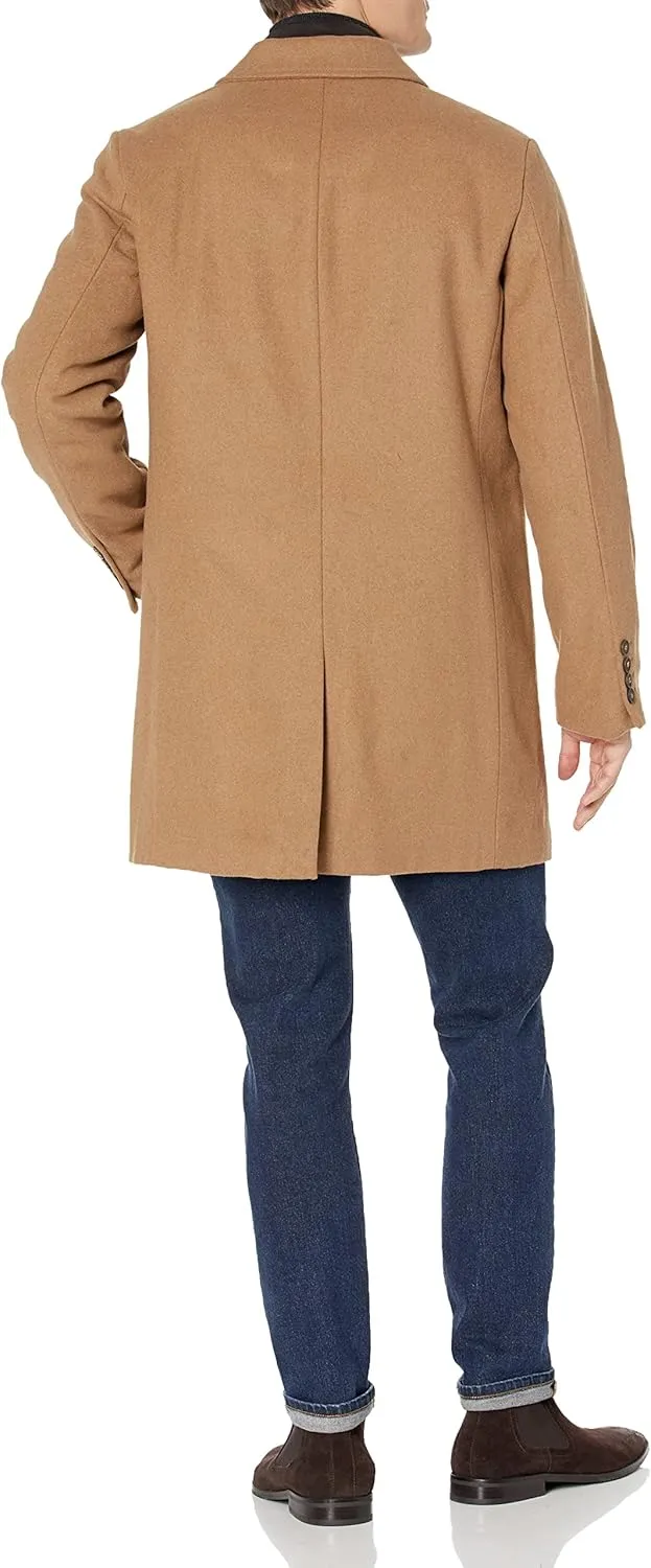 Dockers Men's Henry Wool Blend Top Coat (Regular and Big & Tall Sizes)