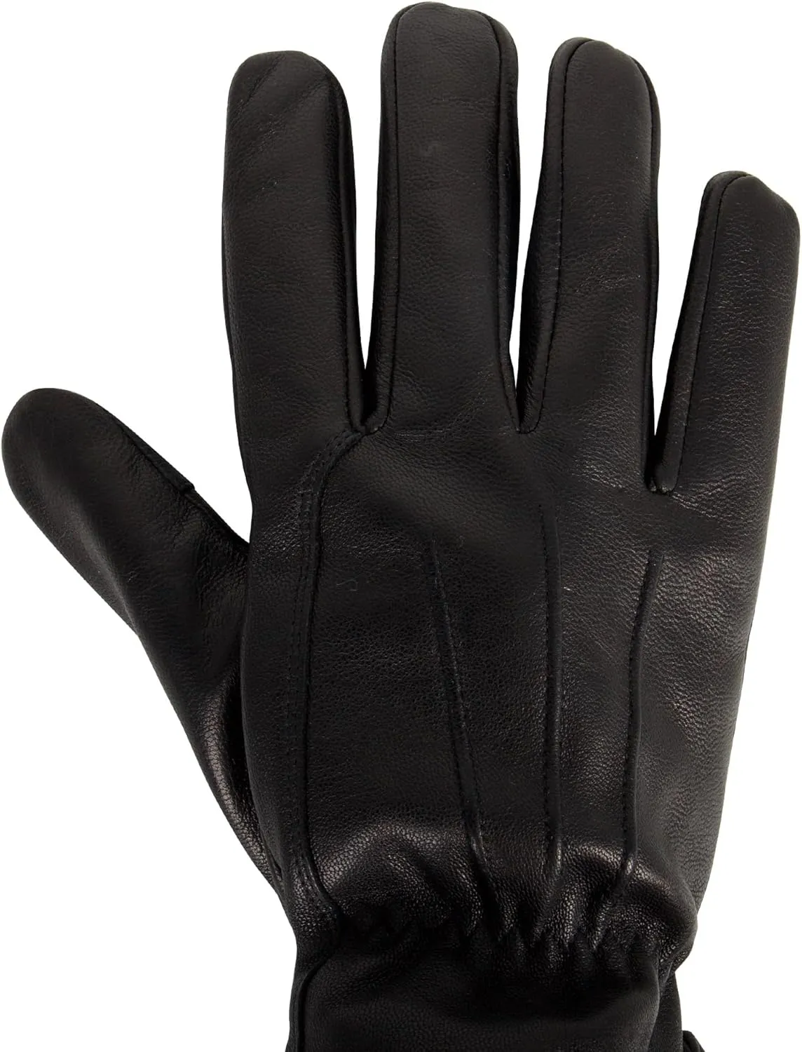 Dockers Men's Warm Leather Winter Gloves with Smartphone Touchscreen Capability