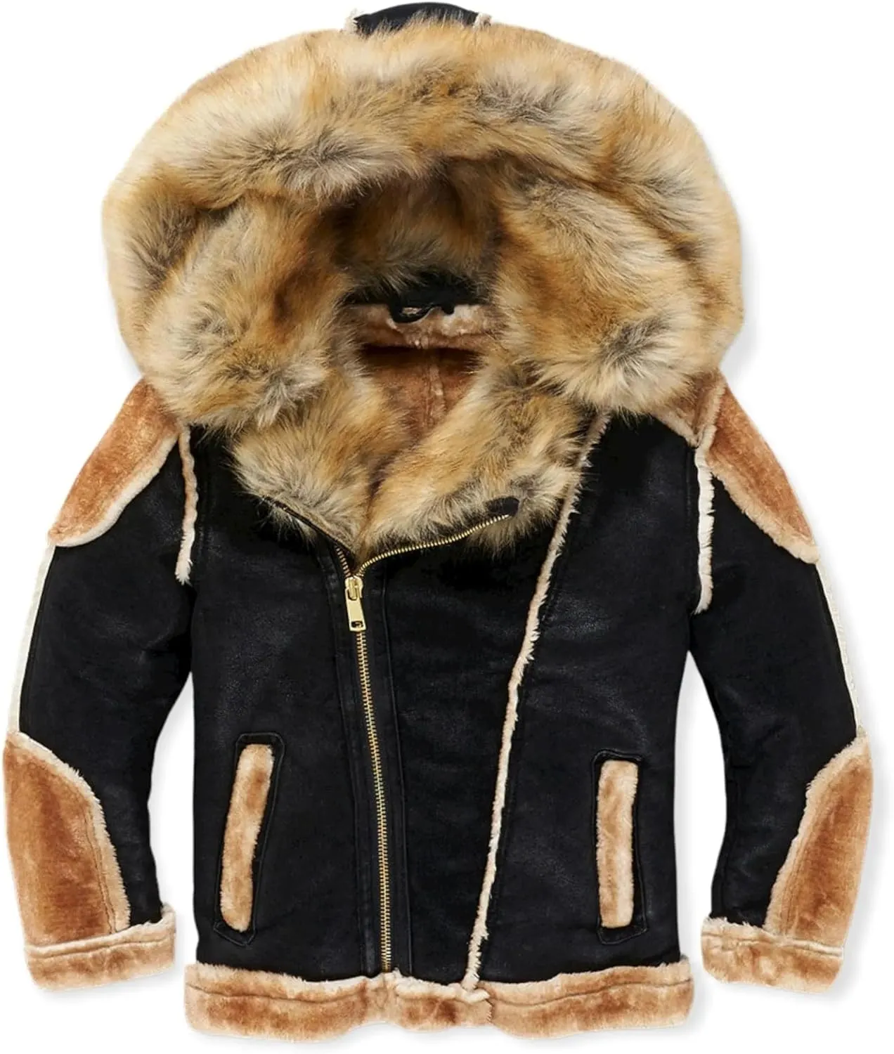 EL Jefe Shearling Moto Jacket
