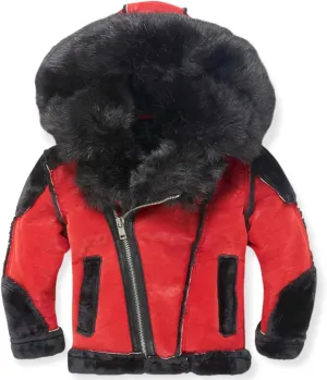 EL Jefe Shearling Moto Jacket