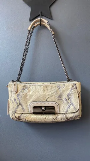 Embossed Shoulder Bag