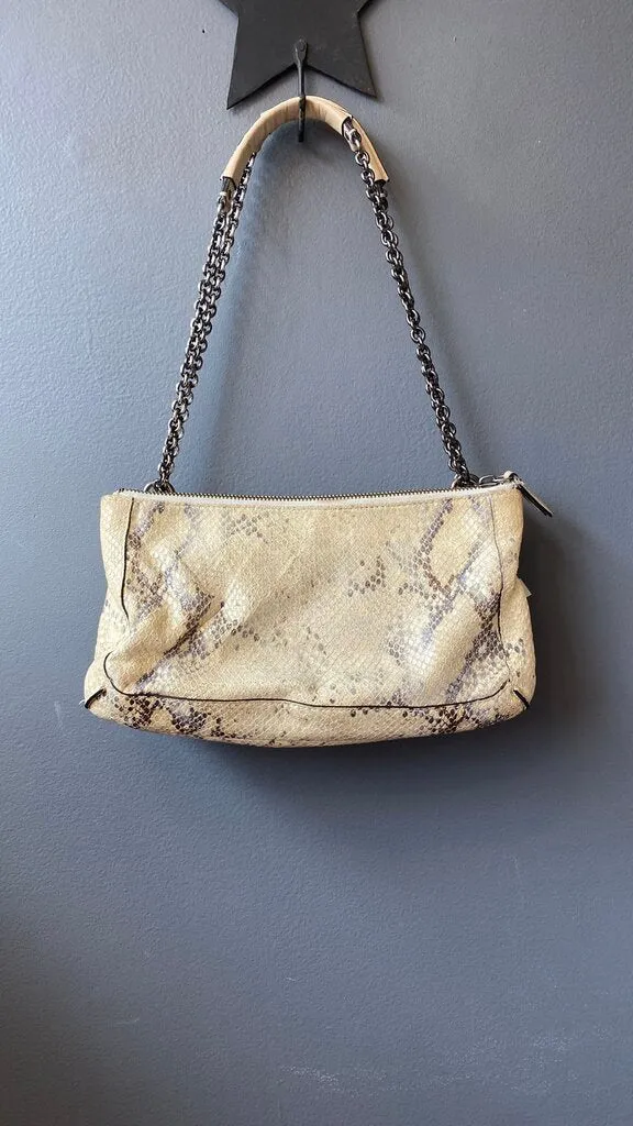 Embossed Shoulder Bag
