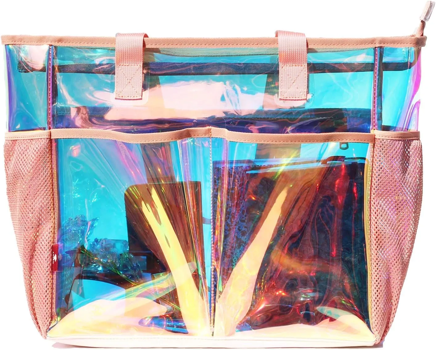 ESVAN Clear Tote bags Stadium Approved Security Travel Gym See Through Bags for Work Sports Concerts Travel Beach