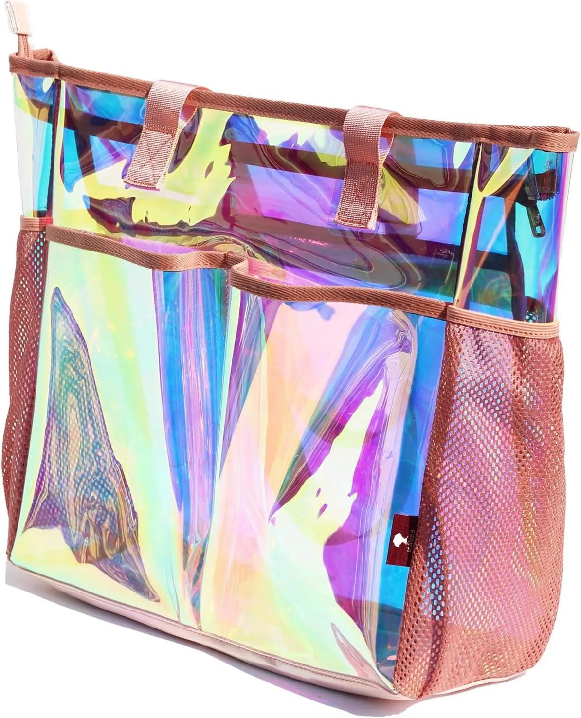 ESVAN Clear Tote bags Stadium Approved Security Travel Gym See Through Bags for Work Sports Concerts Travel Beach