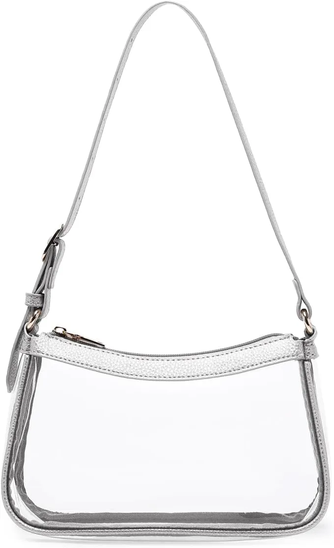 Fashion Clear Purse Handbag for Concert and Working Stadium Approved PVC Clear Bags