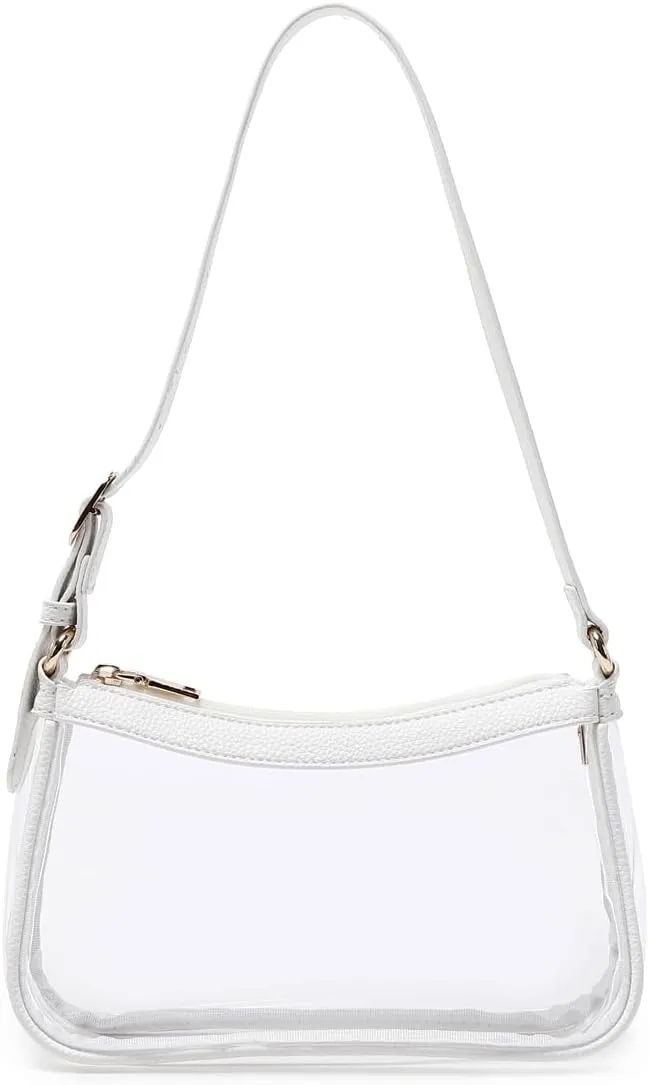 Fashion Clear Purse Handbag for Concert and Working Stadium Approved PVC Clear Bags