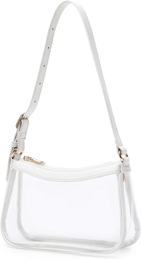Fashion Clear Purse Handbag for Concert and Working Stadium Approved PVC Clear Bags