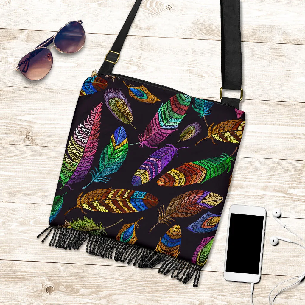 Feather Boho Bag