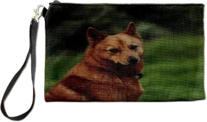 Finnish Spitz Makeup Bag, Finnish Spitz Lover's Cosmetic Bag, Finnish Spitz Doggie Travel Bag, Finnish Spitz Design Makeup Bag, Birthday Christmas Basket Gift Idea