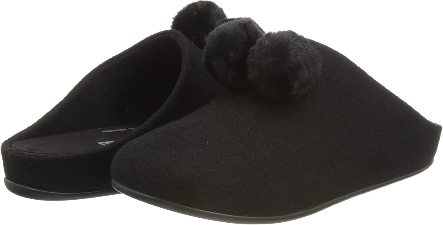 FitFlop Chrissie Pom-Pom Slippers