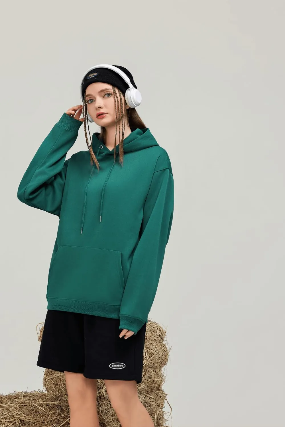Flower Graphic Hoodie for Women Flower Sweatshirt Pressed Floral Printed Vintage Shirt