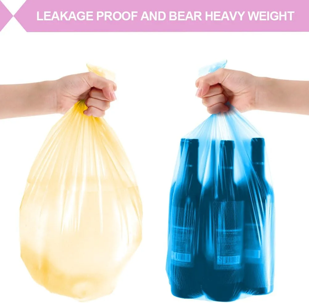 FORID Small Bathroom Trash Bags - 2.6 Gallon Colored Garbage Bags 250 Counts 10 Liter Unscented Waste Can Liners Wastebasket Liner For Home Office (2-3 Gal) - Durable & Thick Trash Bag