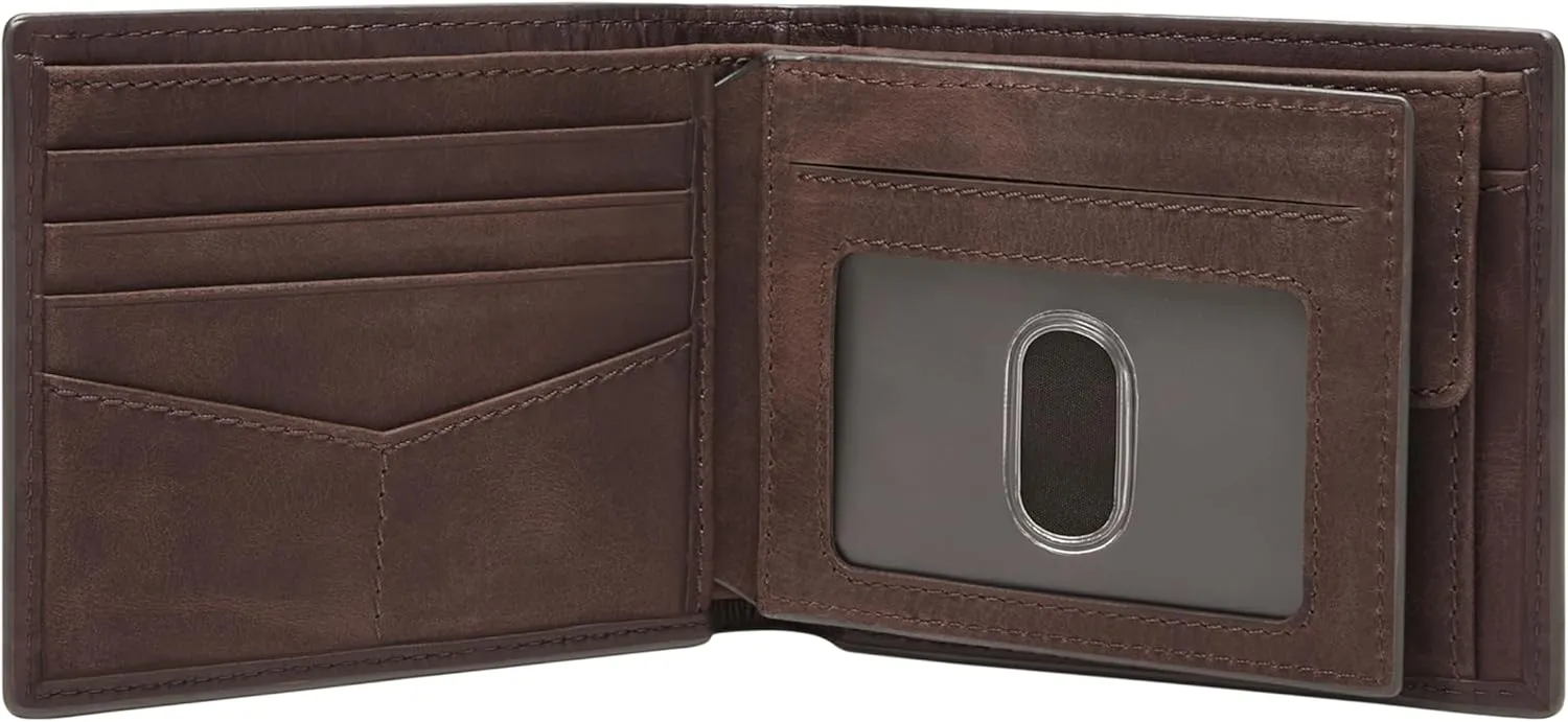 Fossil Men's Derrick Bifold Coin Pocket Wallet