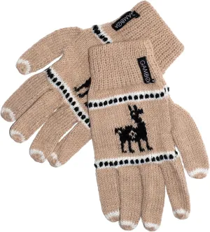 Gamboa Alpaca Wool Gloves for Women Winter Knit Mittens for Womens