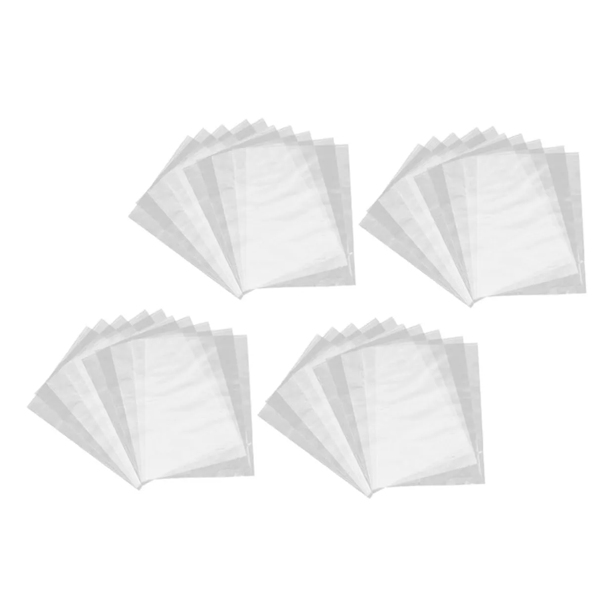 Heat Shrink Wrap Bags Pack PVC Shrink Film for Bottles Shoes Crafts Easy to Use Sealing for Long-Lasting Organization