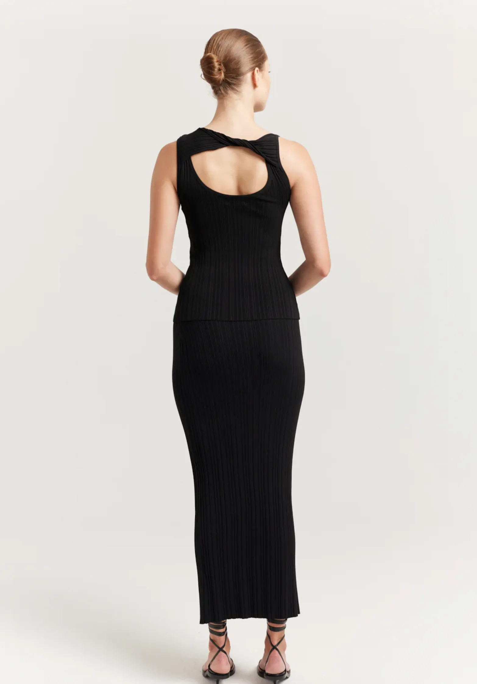 Henne - Romee Knit Set in Black