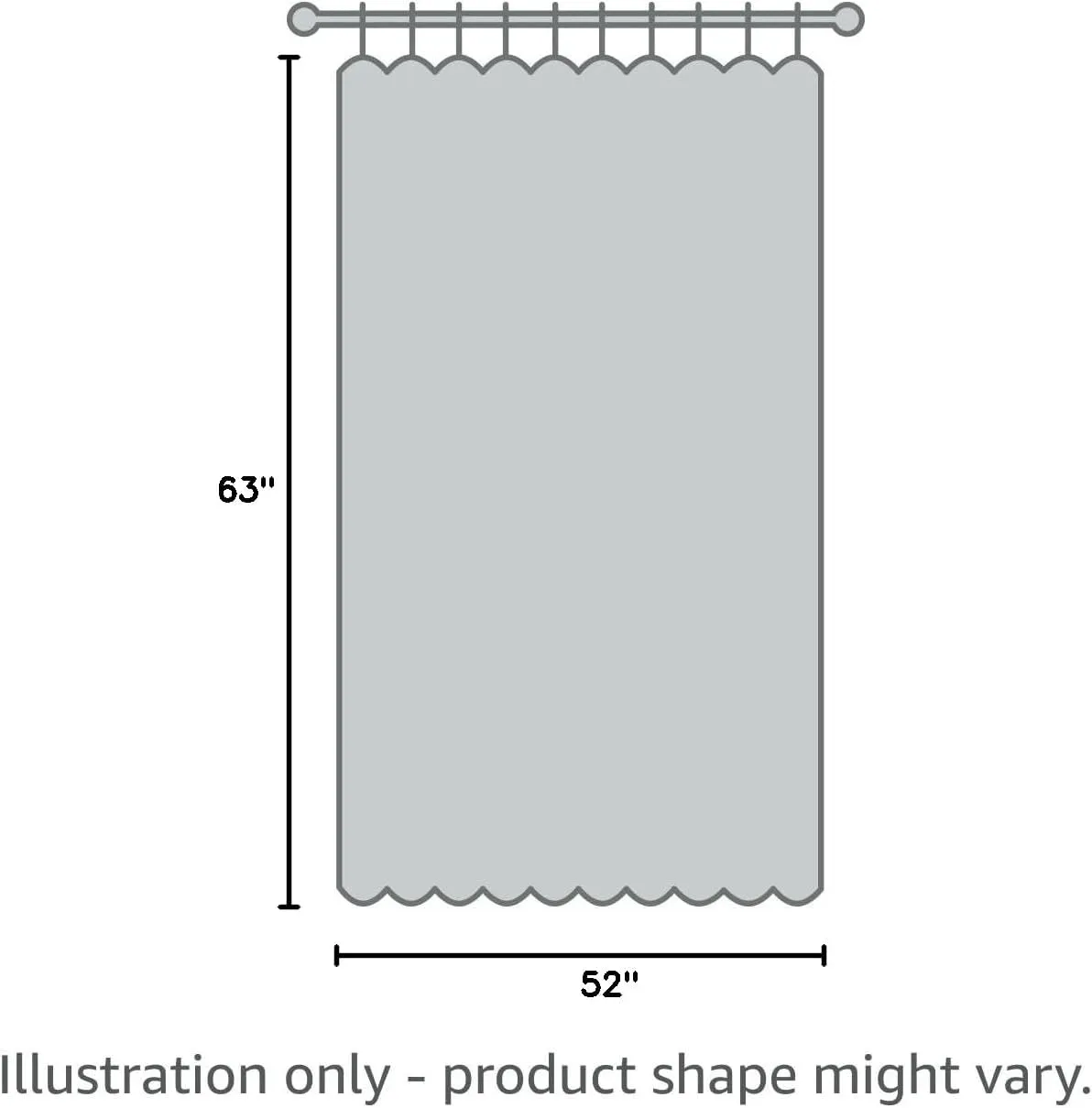 H.VERSAILTEX Blackout Curtains for Living Room/Bedroom Thermal Insulated Energy Saving Grommet Window Curtain Drapes (2 Panels) Geometric Moroccan Printed Draperies, Grey and White, 52 by 63 Inch