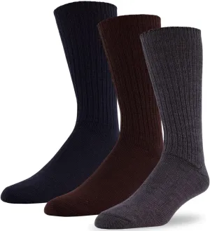 J.B. Field's 96% Merino Wool Weekender Casual Socks, Soft and Itch-free, For Hiking Trekking Running Socks, 3 Pairs