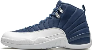 Jordan Air 12 Retro Men's Shoes White/French Blue/Metallic Silver/Varsity Red 130690-113