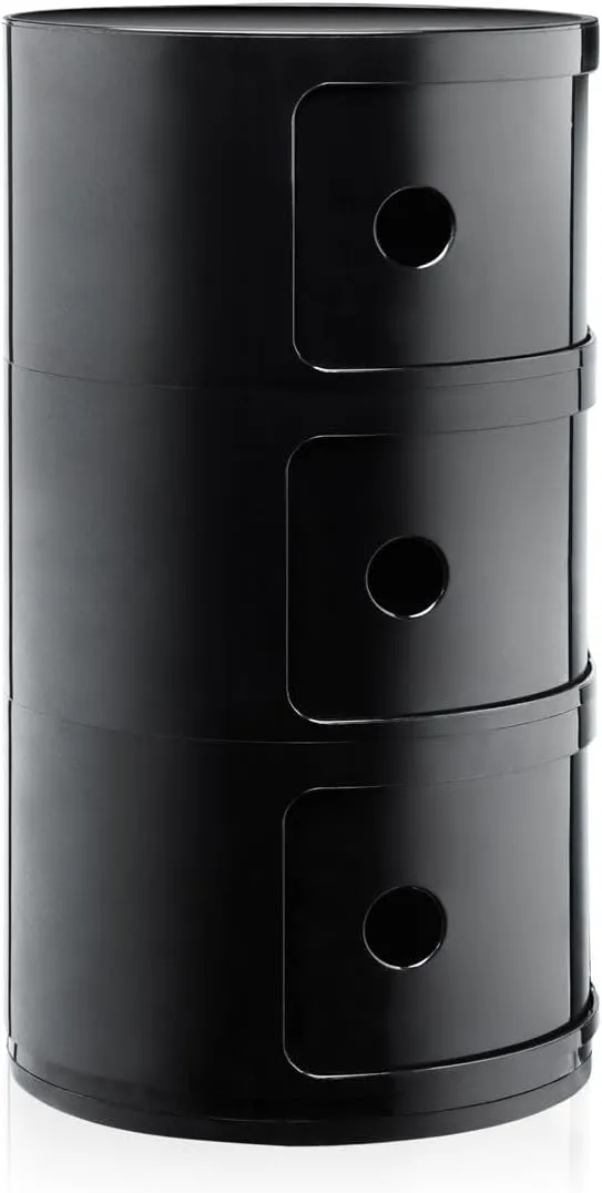Kartell Componibili Drawers by Anna Castelli Ferrieri, Pack of 1, Black
