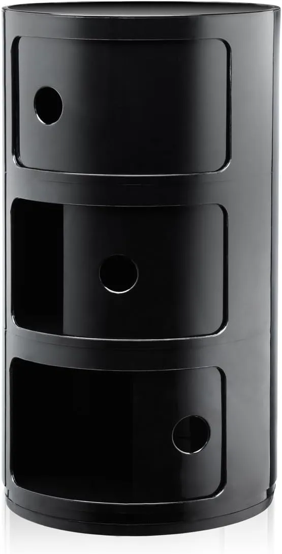 Kartell Componibili Drawers by Anna Castelli Ferrieri, Pack of 1, Black