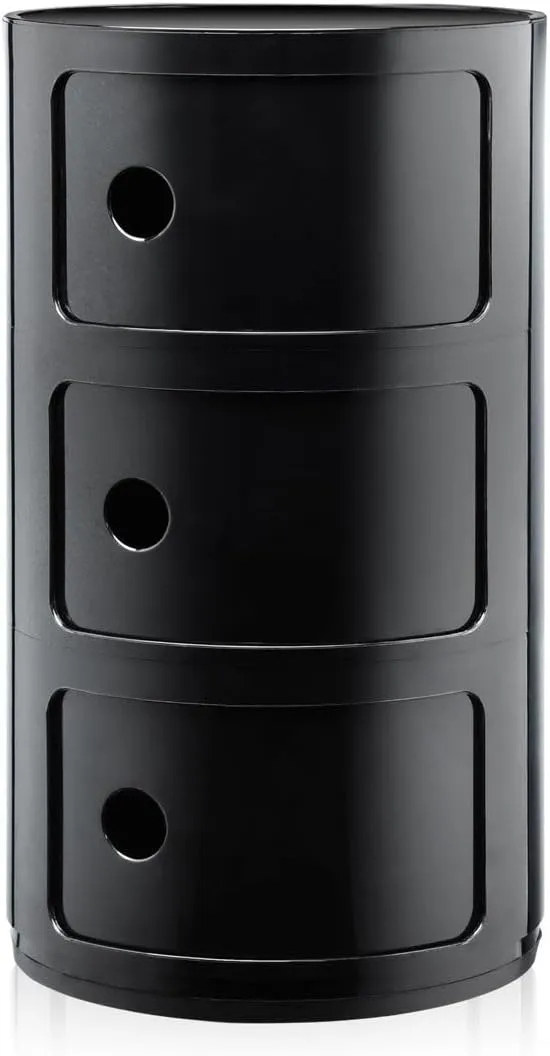 Kartell Componibili Drawers by Anna Castelli Ferrieri, Pack of 1, Black