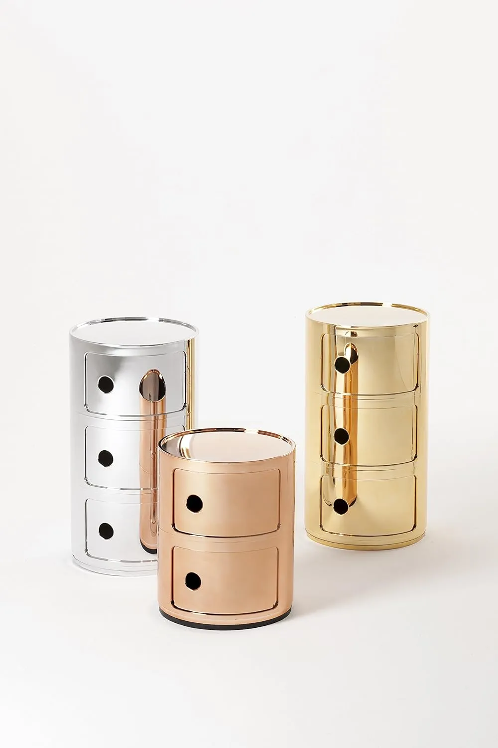 Kartell Componibili Drawers by Anna Castelli Ferrieri, Pack of 1, Metallic Copper