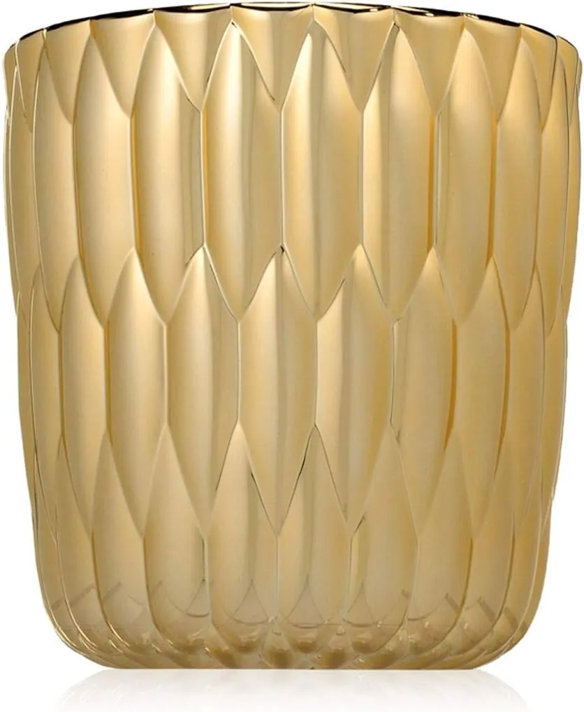 Kartell Jelly Vase by Patricia Urquiola, Pack of 2, Metallic Gold