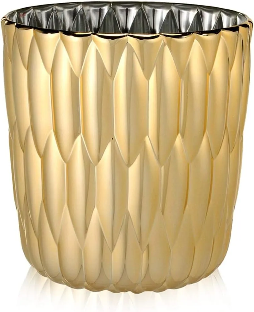 Kartell Jelly Vase by Patricia Urquiola, Pack of 2, Metallic Gold