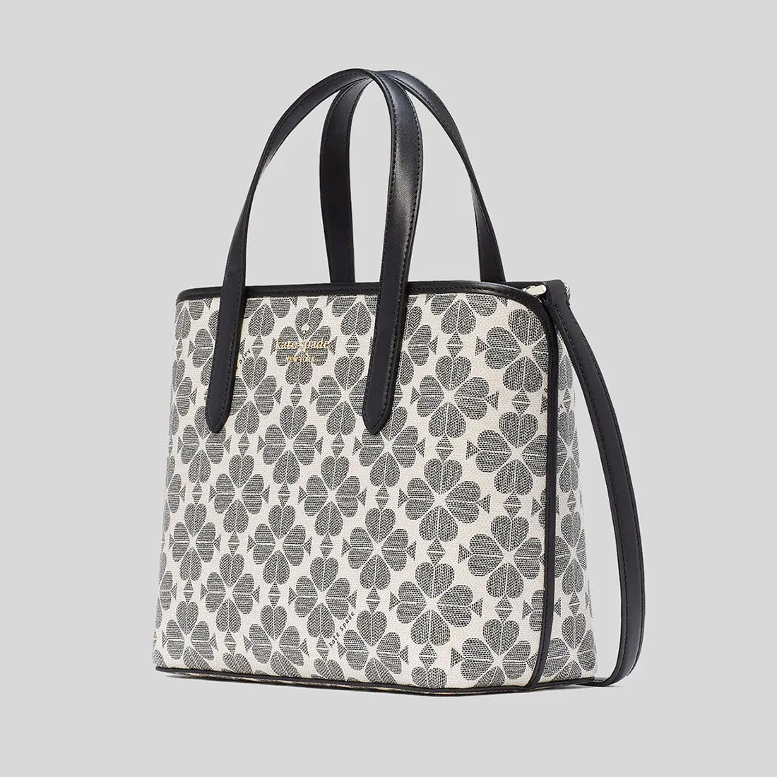 KATE SPADE Signature Spade Flower Mini Tote Black Multi RB-KH425