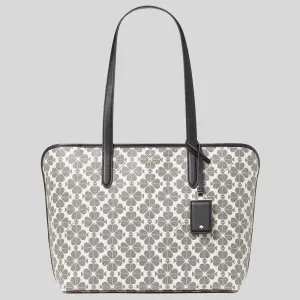 KATE SPADE Spade Flower PVC Tote Black Multi RS-KG086