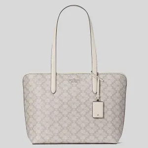 Kate Spade Spade Flower PVC Tote Dark Beige RS-KG086
