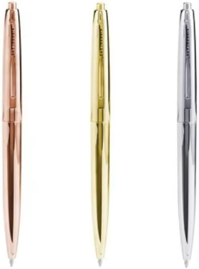 Kikkerland Metallic Retro Pens