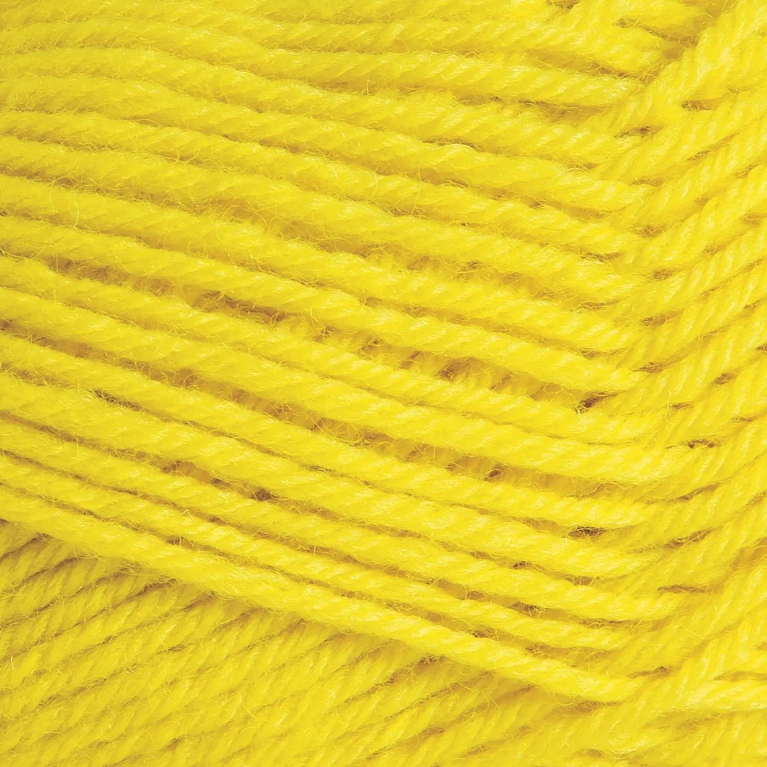 Knit Picks Wool of The Andes Yarn Pack - 10 Skeins of Yellow 100% Wool Worsted Yarn (Buttercup)