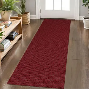KOZYFLY Boho Runners for Hallways 2x6 ft Washable Hall Carpet Runner Christmas Halloween Fall Rubber Backed Kitchen Rug Red Cotton Entryway Runner Rugs Floor Runner for Indoor Hallway Bedroom Kitchen