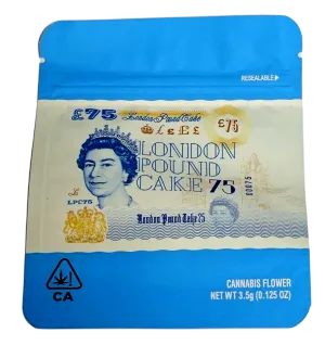 London Pound Cake Smell Proof Gram Bag 10pk