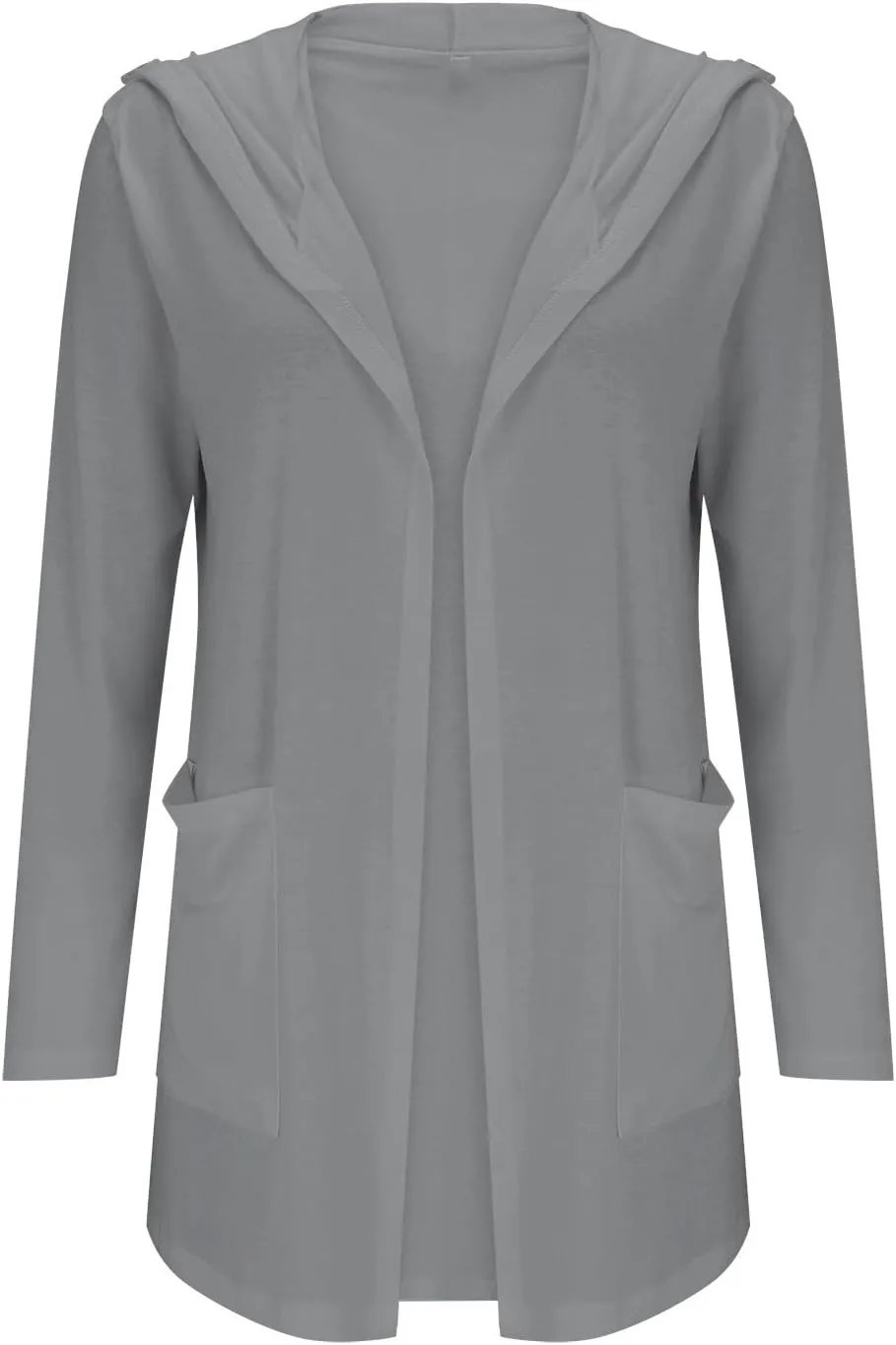 Long Cardigans Sweaters for Women, 2024 Fall Lightweight Trendy Casual Comfy, Open Front Hooded Cardigans with Pocket