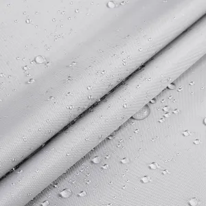Marine Waterproof Fabric Sun-Protection UPF50  Material 60" Wide by 36" UV-Resistant Blackout, Lightweight Durable Ripstop Canvas Material for Tarp Tent Poncho Rainfly Pack, Off White