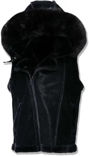 Men Denali Shearling Vest (Black)