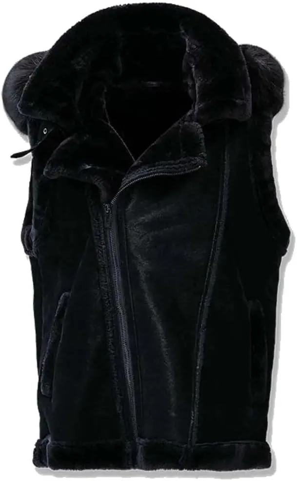 Men Denali Shearling Vest (Black)
