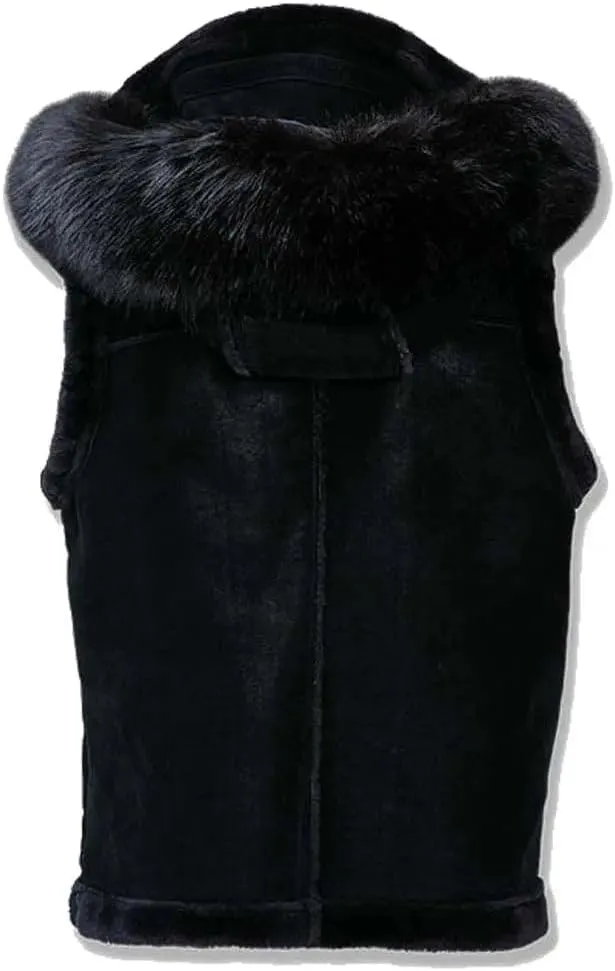 Men Denali Shearling Vest (Black)