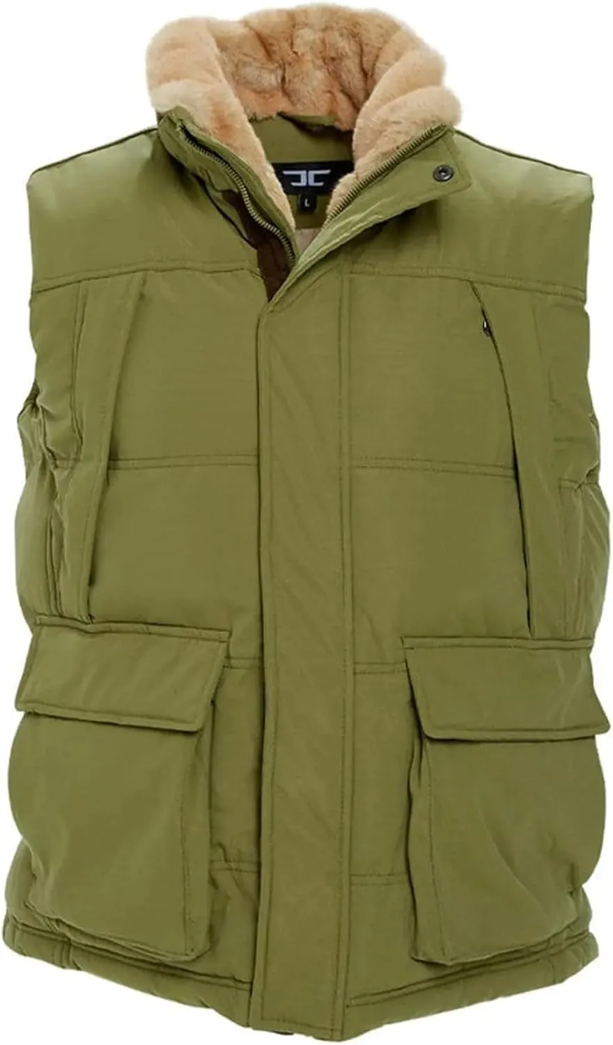 Men Yuken Puffer Vest (Army Green)