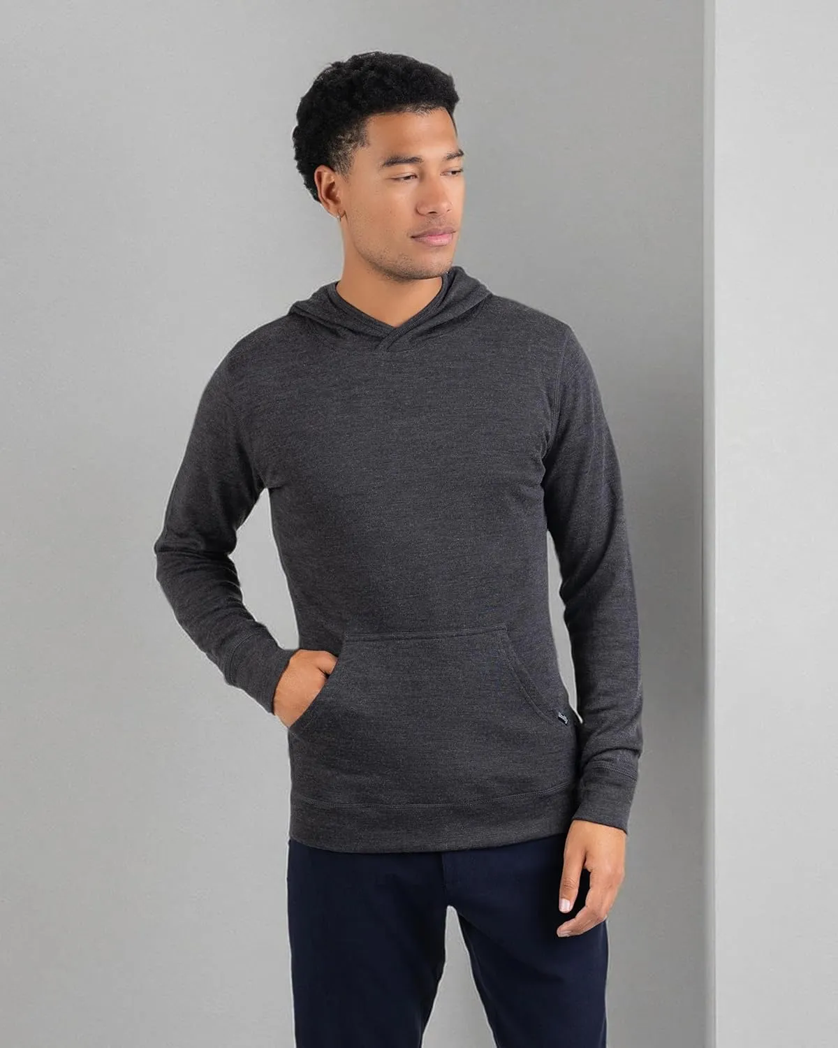 Men's Merino Pro-Knit Hoodie By Woolly | RWS Certified | Warm, Soft, Seattle Designed