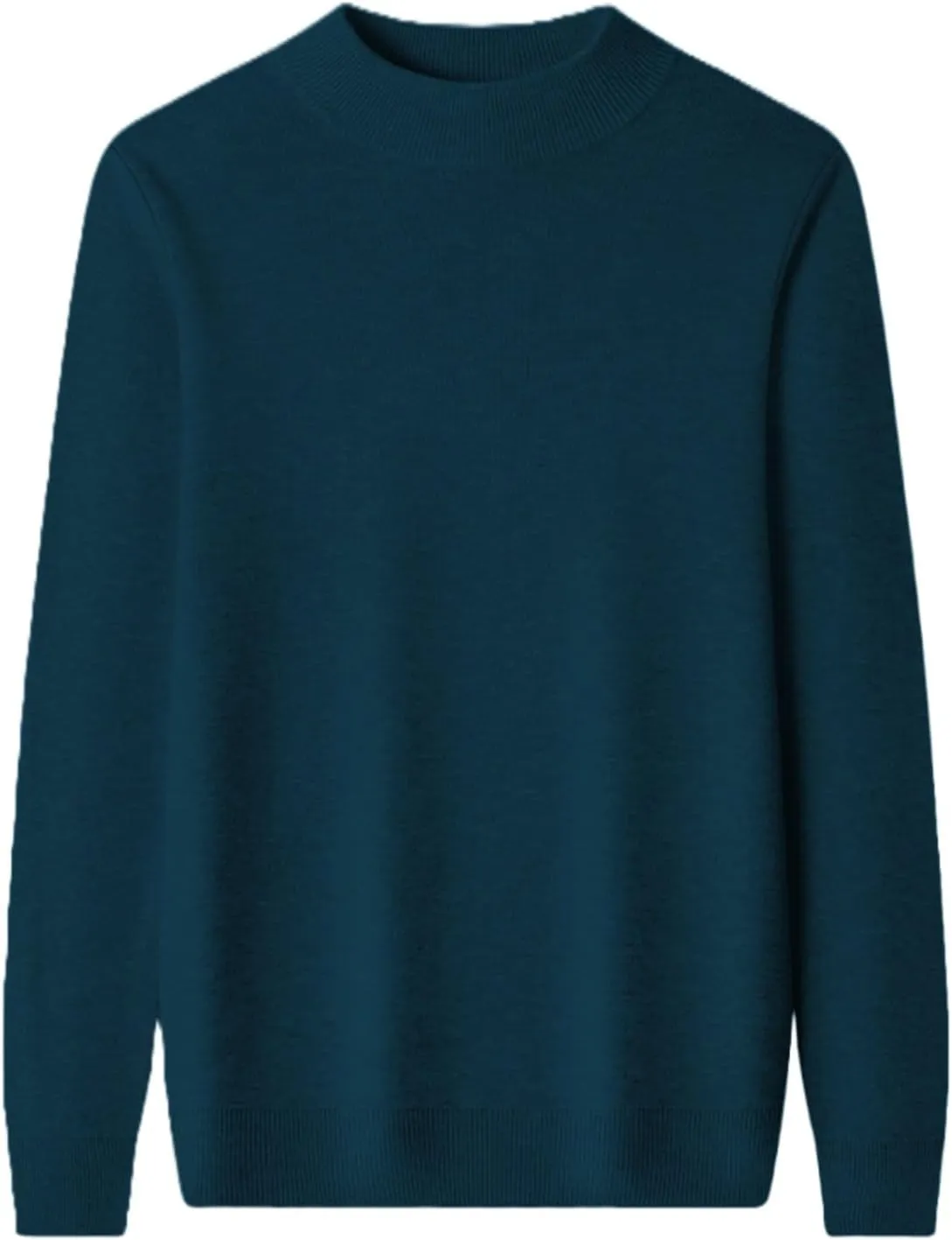 Mens Pull Over Sweater Slim Fit Warm Turtleneck Thick Jumper Basic Long Sleeve Knitted Tops Underwear Big and Tall