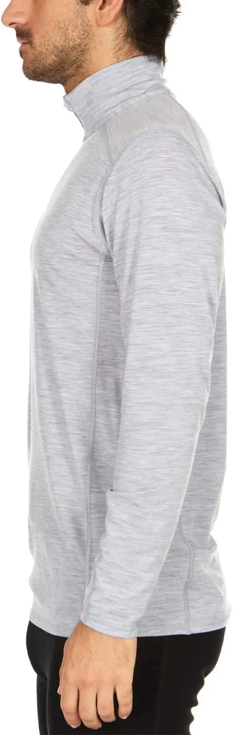 Minus33 Merino Wool Woolverino Micro 1/4 Zip Men's Mock Neck - 84% Merino Wool, 12% Nylon, 4% Spandex