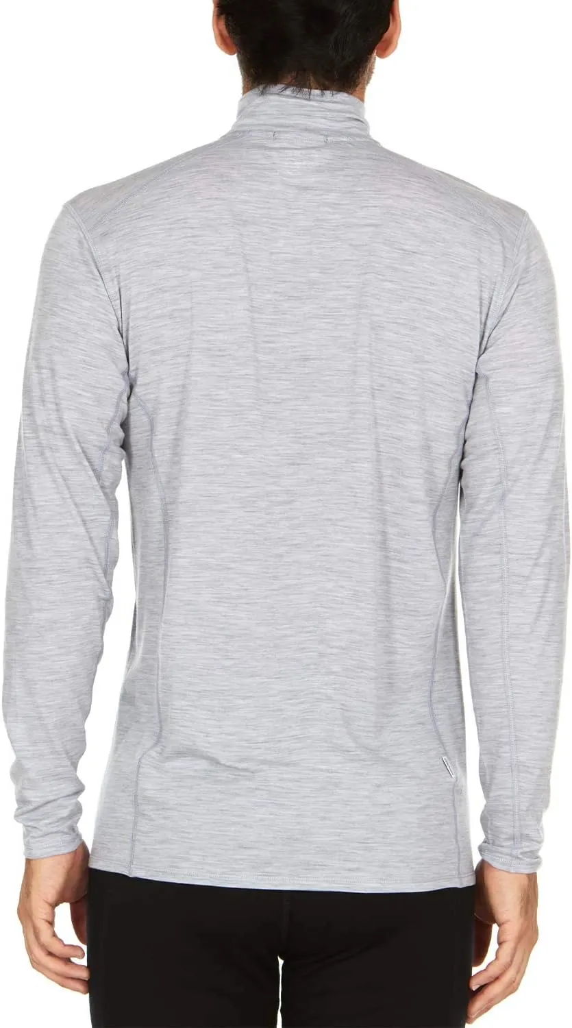 Minus33 Merino Wool Woolverino Micro 1/4 Zip Men's Mock Neck - 84% Merino Wool, 12% Nylon, 4% Spandex