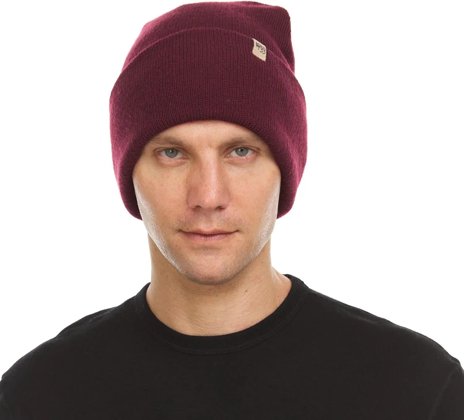 Minus33 Midweight Everyday Knit Cuff Beanie - 100% Merino Wool - Warm Winter Hat